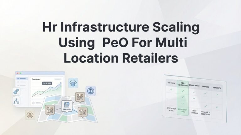 7 HR Infrastructure Strategies for Multi-Location Retailers Using a PEO