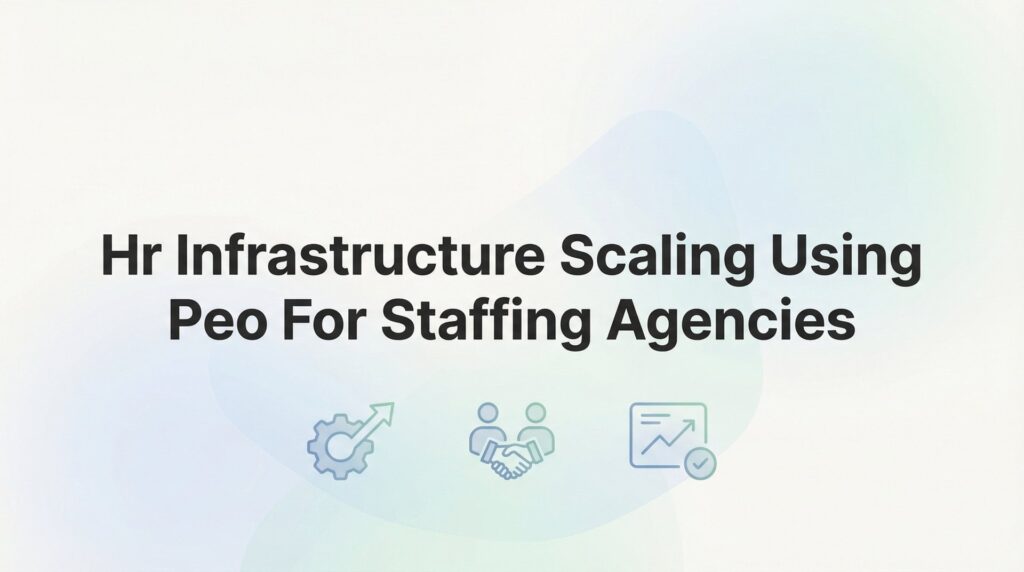 7 HR Infrastructure Scaling Strategies for Staffing Agencies Using a PEO