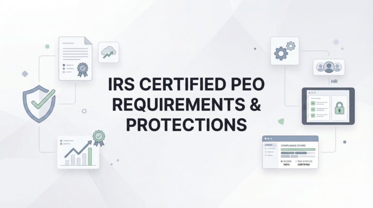 IRS Certified PEO Requirements & Protections: What Business Owners Actually Need to Know