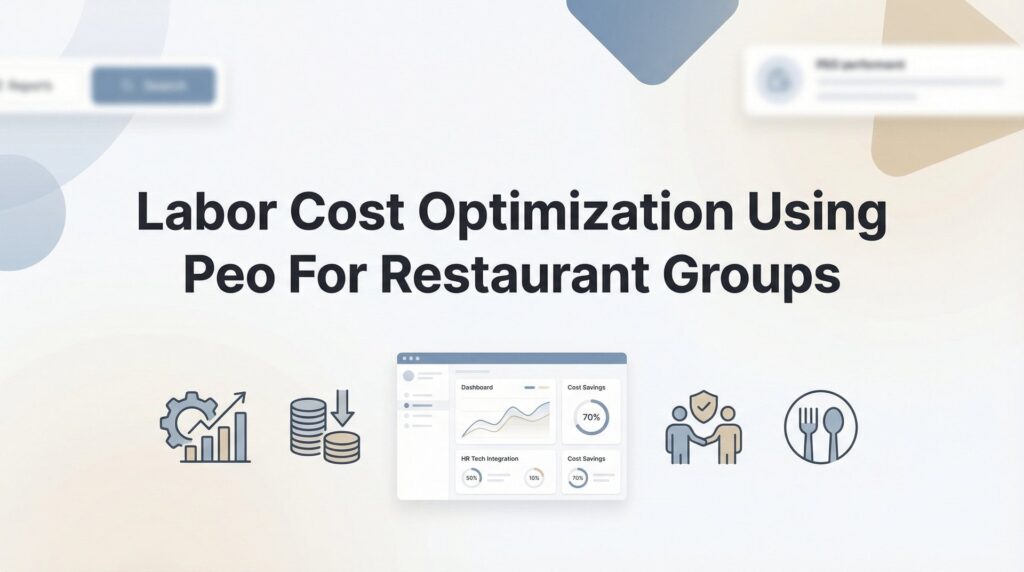 7 Labor Cost Optimization Strategies Using a PEO for Restaurant Groups
