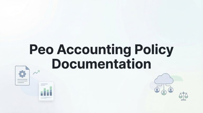 How to Document Your PEO Accounting Policies: A Practical Step-by-Step Guide