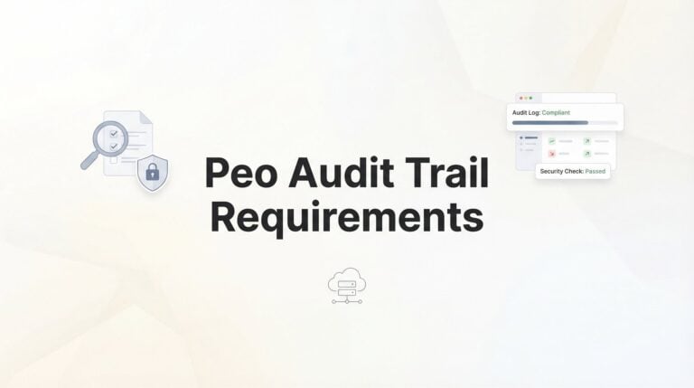 PEO Audit Trail Requirements: What Your Provider Should Track and Why It Matters