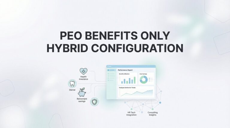 PEO Benefits-Only Hybrid Configuration: When to Keep Payroll In-House
