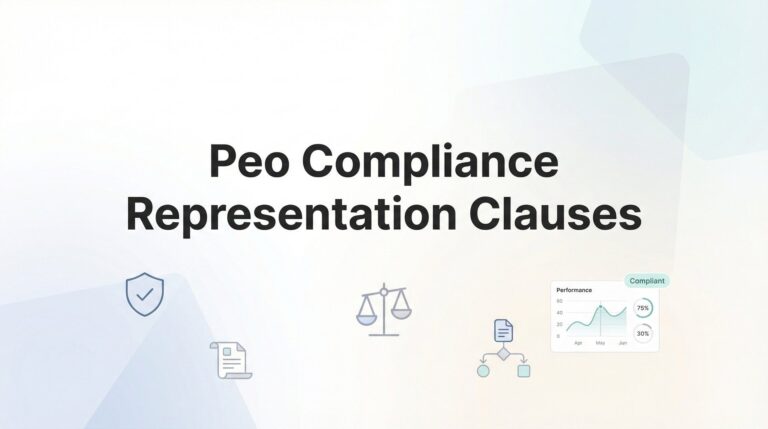PEO Compliance Representation Clauses: What They Actually Mean for Your Business
