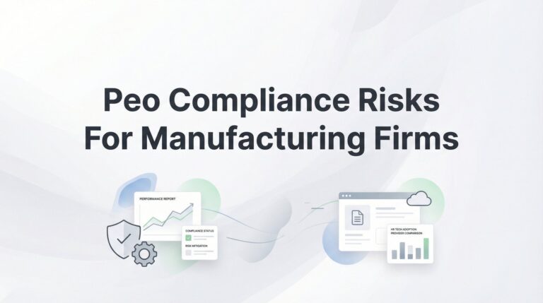 7 PEO Compliance Risks Manufacturing Firms Can’t Afford to Ignore