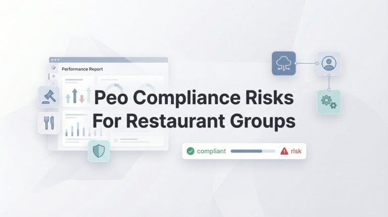 7 PEO Compliance Risks Restaurant Groups Face (And How to Protect Yourself)
