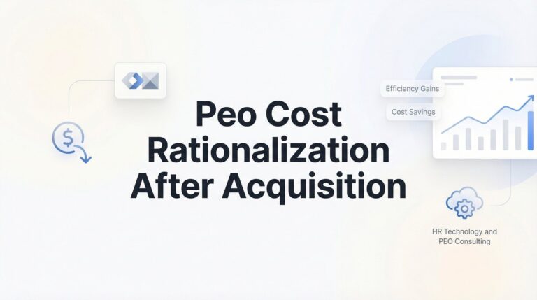 How to Rationalize PEO Costs After an Acquisition: A Step-by-Step Guide