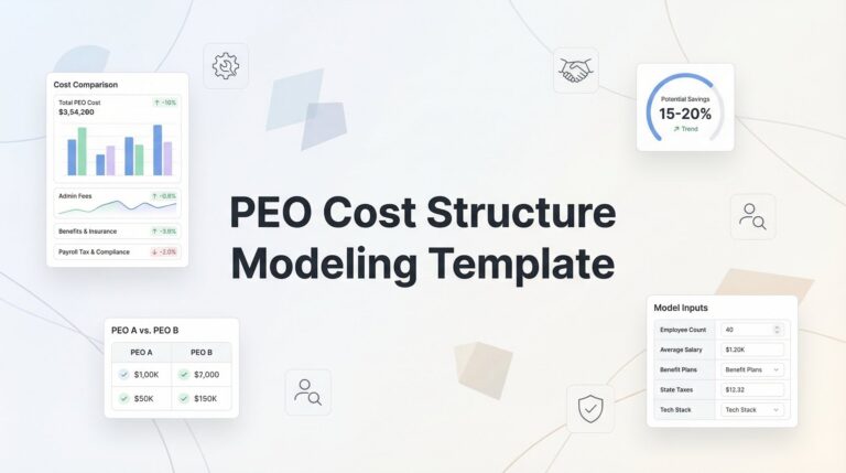 7 Essential Components of a PEO Cost Structure Modeling Template