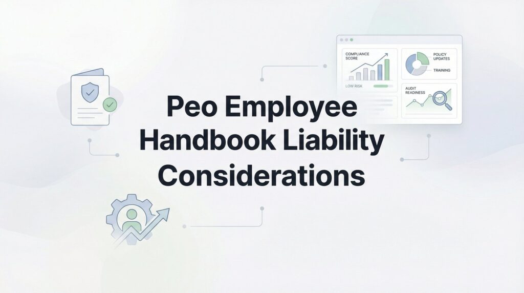 7 PEO Employee Handbook Liability Considerations That Could Save Your Business