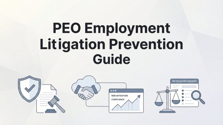 How to Use Your PEO to Prevent Employment Litigation: A Practical 6-Step Guide
