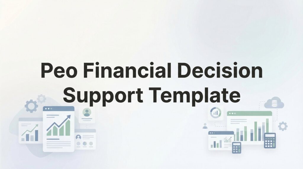 7 Essential Components of a PEO Financial Decision Support Template