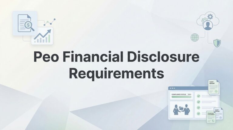 7 PEO Financial Disclosure Requirements You Should Verify Before Signing