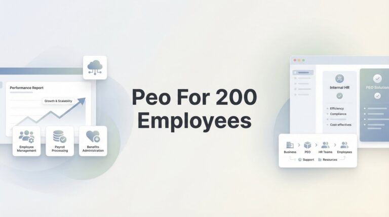 7 Critical Strategies for Choosing a PEO at 200 Employees