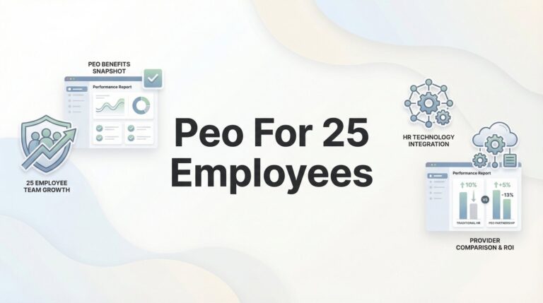 PEO for 25 Employees: When It Makes Sense and What to Expect
