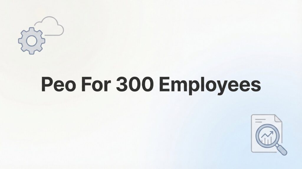 7 Strategies for Choosing the Right PEO at 300 Employees