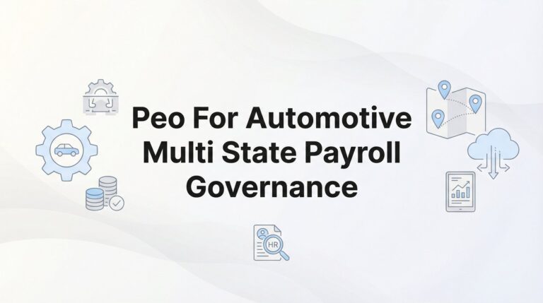 PEO for Automotive Multi-State Payroll Governance: Managing Compliance Across State Lines