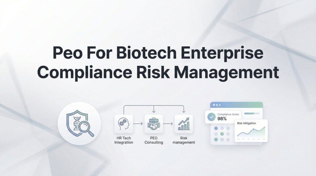 PEO for Biotech Enterprise Compliance Risk Management: What Actually Works