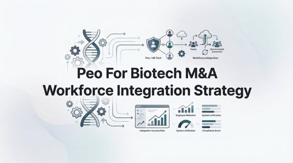How to Use a PEO for Biotech M&A Workforce Integration: A Step-by-Step Strategy