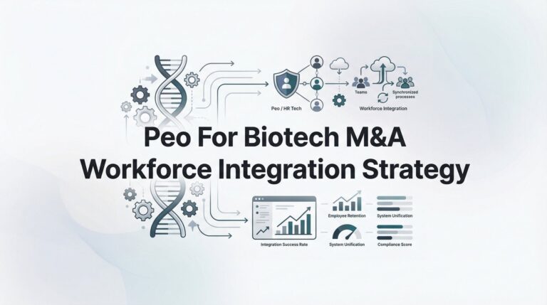 How to Use a PEO for Biotech M&A Workforce Integration: A Step-by-Step Strategy