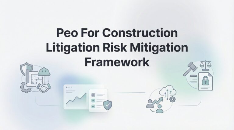 PEO for Construction Litigation Risk Mitigation: A Practical Framework