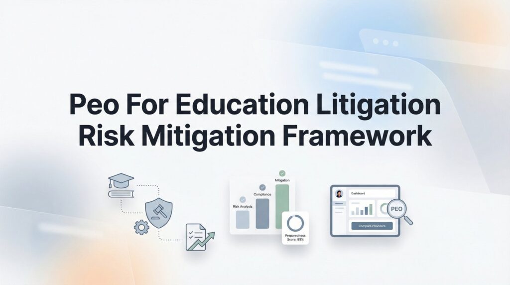 PEO for Education: Building a Litigation Risk Mitigation Framework