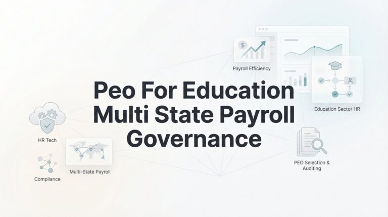 PEO for Education: Navigating Multi-State Payroll Governance When Your Staff Spans State Lines