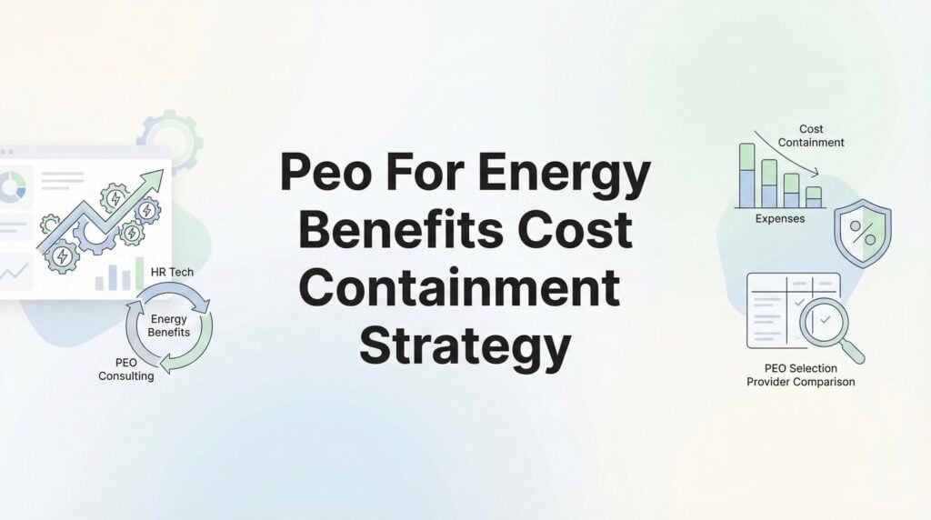 7 PEO Benefits Cost Containment Strategies Energy Companies Actually Use