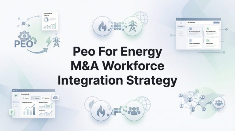 How to Build a PEO-Backed Workforce Integration Strategy for Energy M&A Deals