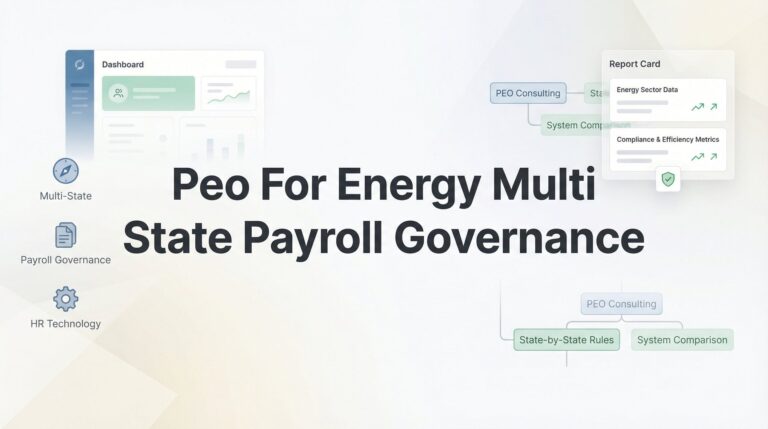 PEO for Energy Companies: Managing Multi-State Payroll Governance Across Complex Operations