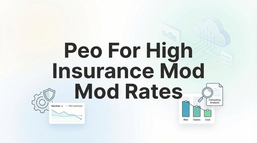 PEO for High Insurance Mod Rates: When Co-Employment Actually Helps (And When It Won’t)