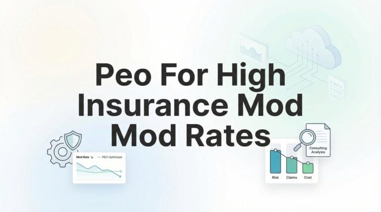 PEO for High Insurance Mod Rates: When Co-Employment Actually Helps (And When It Won’t)
