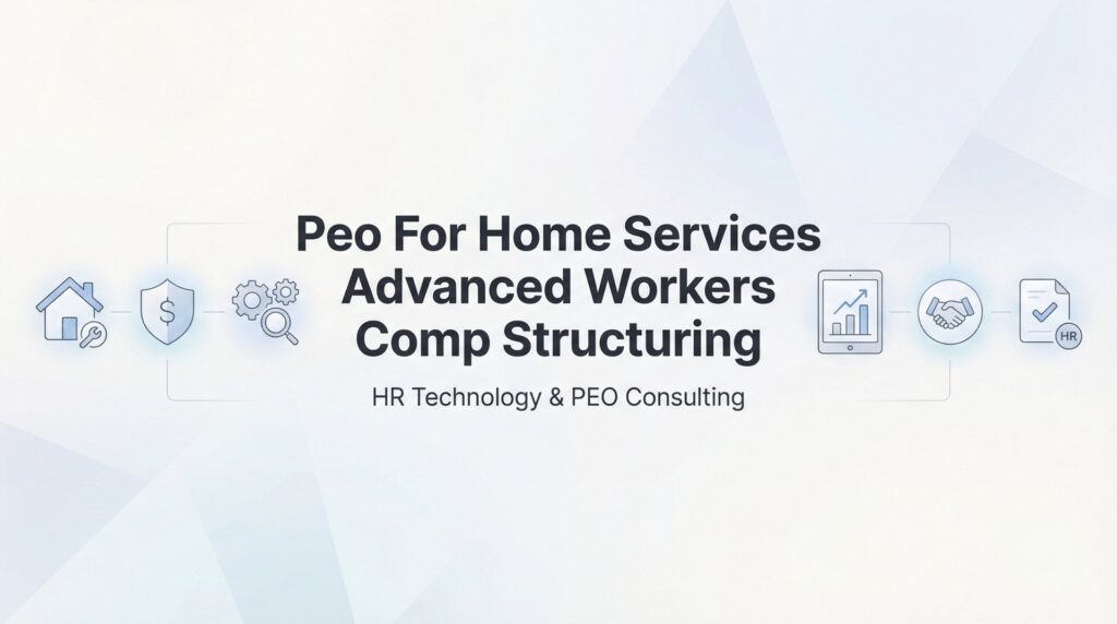 How to Structure Workers Comp for Home Services Through a PEO: Advanced Strategies