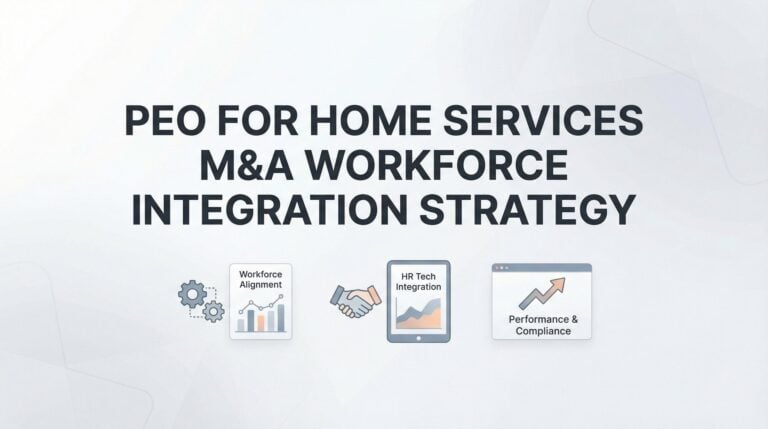 How to Build a PEO-Based Workforce Integration Strategy for Home Services M&A