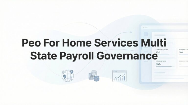 PEO for Home Services Multi-State Payroll Governance: Managing Crews Across State Lines