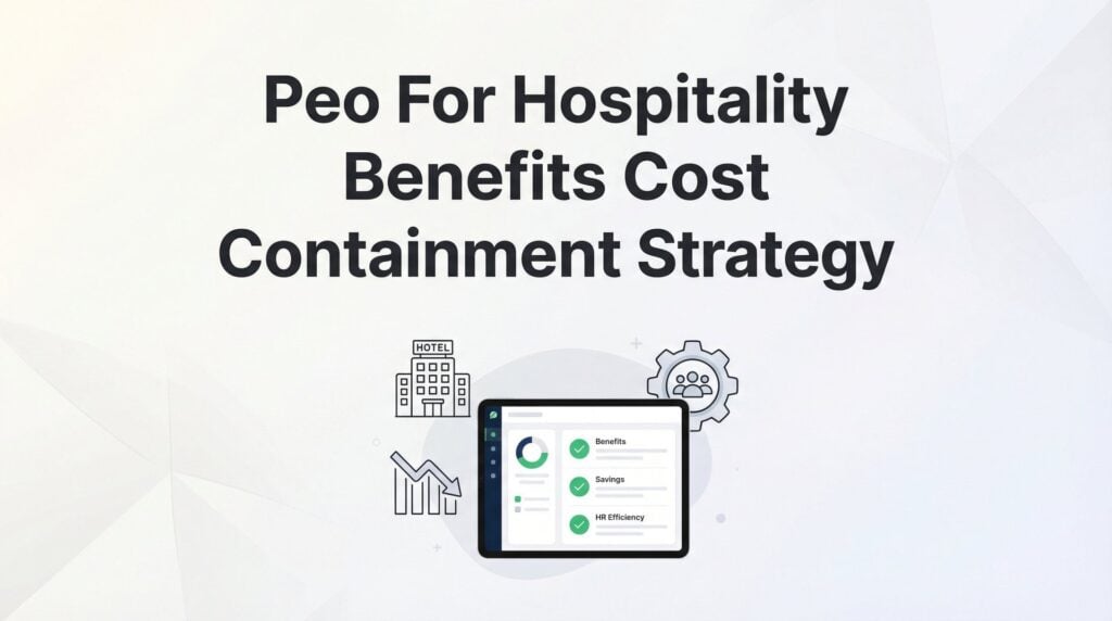 7 PEO Benefits Cost Containment Strategies for Hospitality Businesses