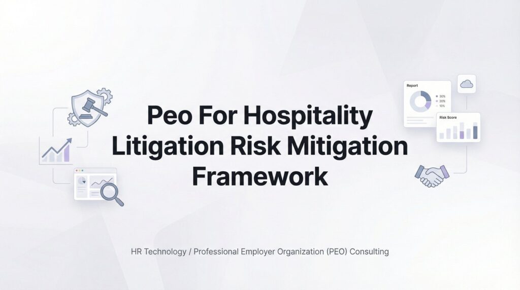 PEO for Hospitality Litigation Risk Mitigation: A Practical Framework