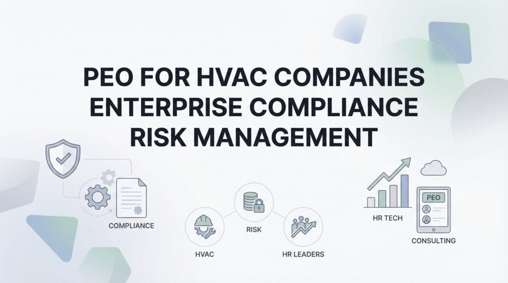 PEO for HVAC Companies: Enterprise Compliance Risk Management Strategies That Actually Work