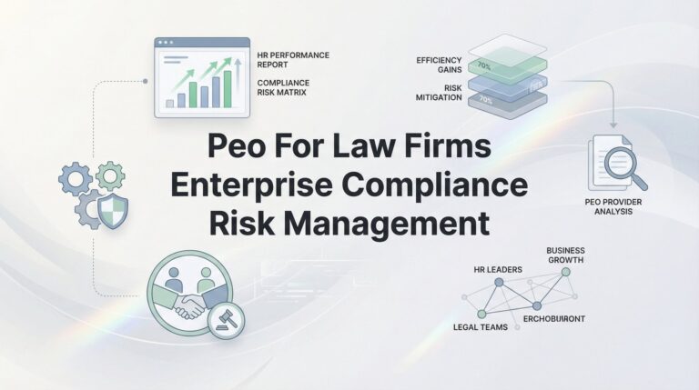 8 Best PEO Providers for Law Firms: Enterprise Compliance & Risk Management in 2026