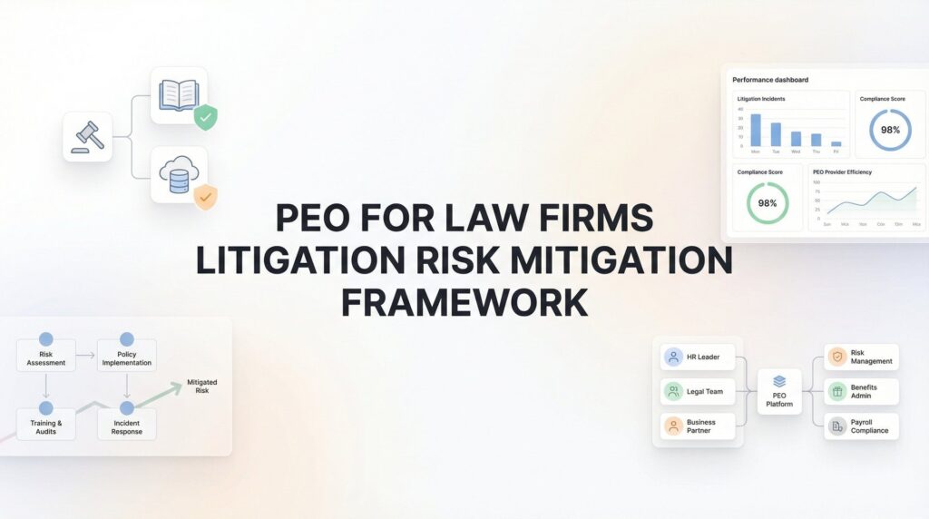 PEO for Law Firms: A Litigation Risk Mitigation Framework That Actually Works