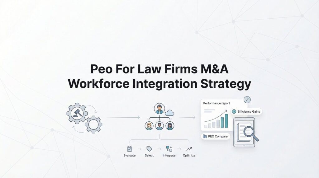7 PEO Strategies for Law Firm M&A Workforce Integration