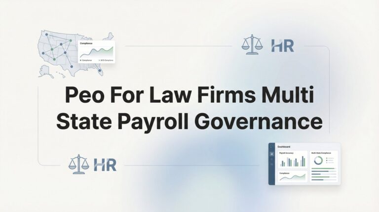 PEO for Law Firms: Solving Multi-State Payroll and Governance Complexity