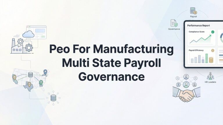 PEO for Manufacturing Multi-State Payroll Governance: Managing Compliance Across State Lines