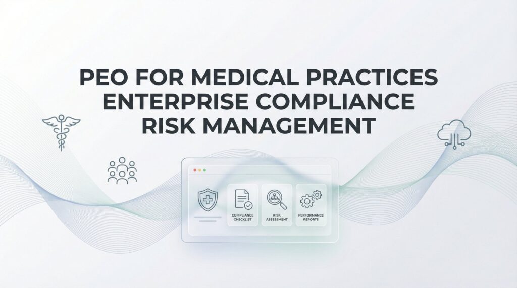 PEO for Medical Practices: Enterprise Compliance Risk Management Explained