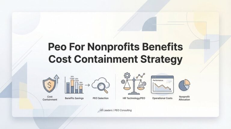 7 PEO Cost Containment Strategies for Nonprofits That Actually Work