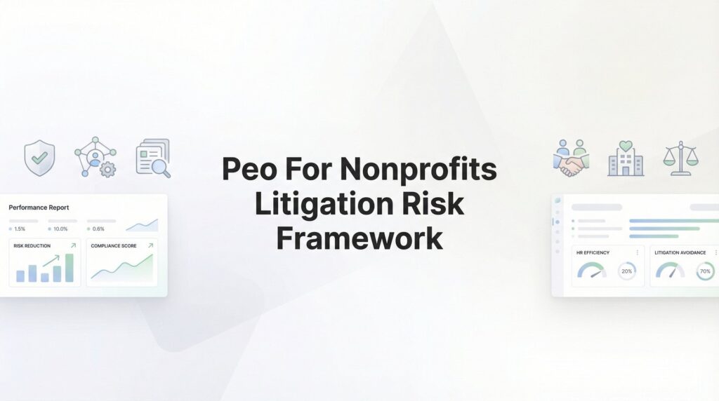 PEO for Nonprofits: A Litigation Risk Mitigation Framework That Actually Works