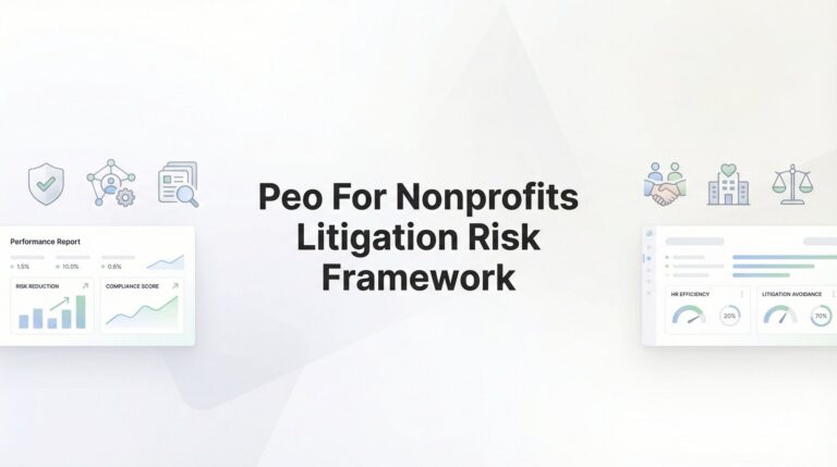 PEO for Nonprofits: A Litigation Risk Mitigation Framework That Actually Works