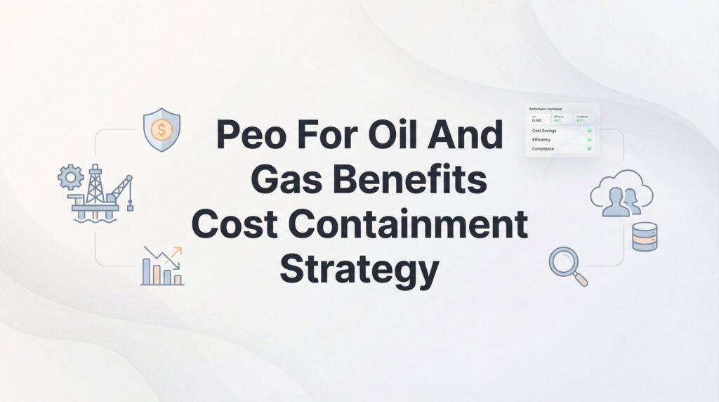 How to Build a Benefits Cost Containment Strategy Using a PEO in Oil and Gas