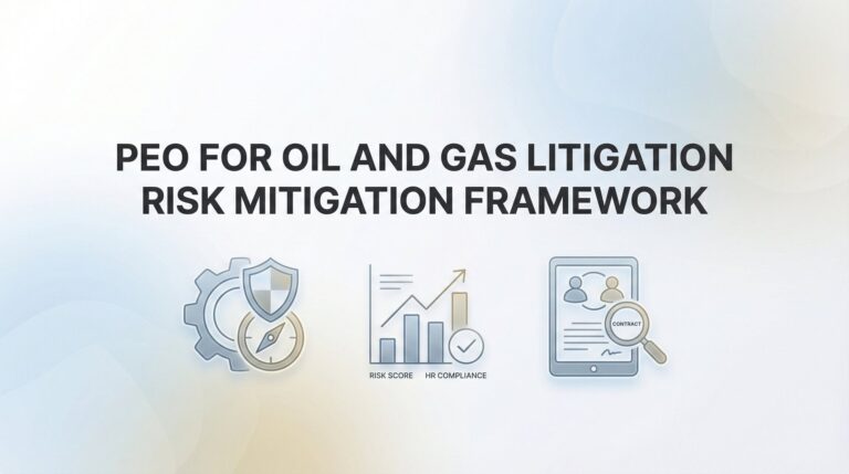 PEO for Oil and Gas Litigation Risk Mitigation: A Practical Framework