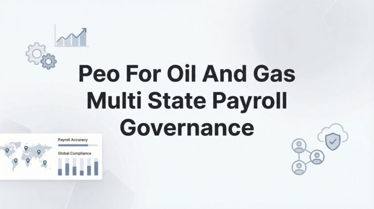 PEO for Oil and Gas Multi-State Payroll Governance: What Operators Actually Need to Know