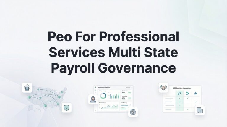 PEO for Professional Services: Multi-State Payroll Governance Explained